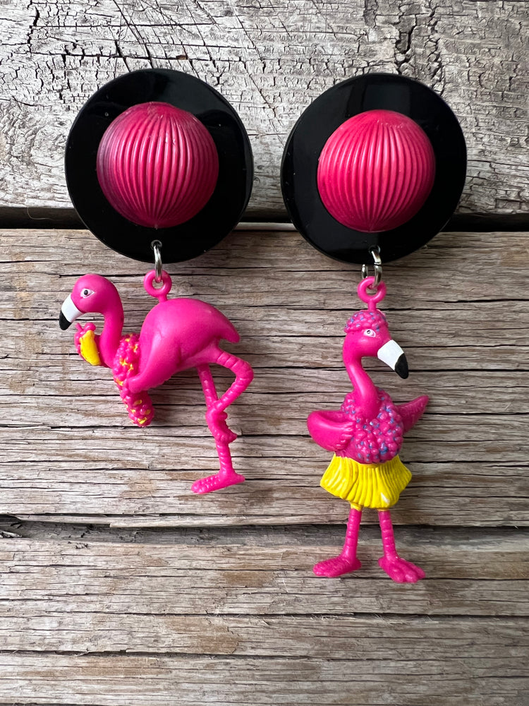 Frolicking Flamingos