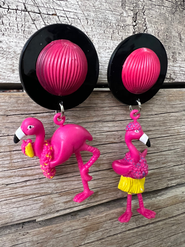 Frolicking Flamingos